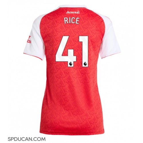 Zenski Nogometni Dres Arsenal Declan Rice #41 Domaci 2025-26 Kratak Rukav